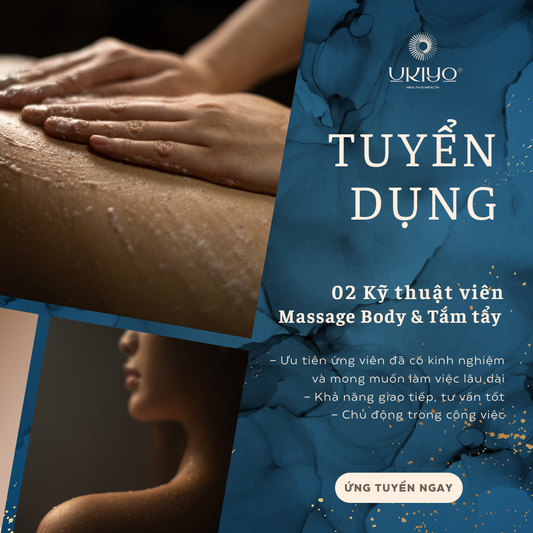 TUYỂN DỤNG KTV BODY MASSAGE & BODY SCRUBS