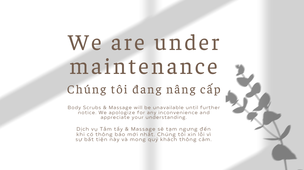 We are under maintenance